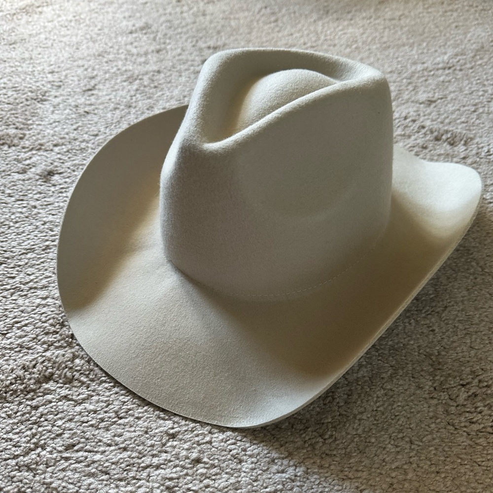 Free People soft turn felt cowboy hat